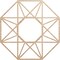 Ekena Millwork Guardian Wood Fretwork Pierced Ceiling Medallion, Alder, 24"OD x 9 3/8"ID x 3/8"T CMWP24X24X0375GDAL - alternate 1